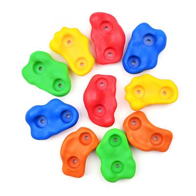 China Eco - Friendly Playground Equipment Rock Climbing Stones Climbing Wall Holds For 6-13 Years Old Kids for sale