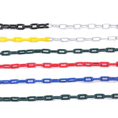 China 1m Steel Chain Eco - Friendly Swing Chain With Plastic Coated Chain for sale