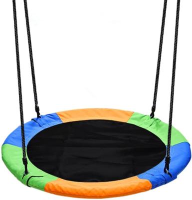 China Modern Saucer Tree Disc Swing In Tree Swing With Hanging Straps With Adjustable Rope for sale