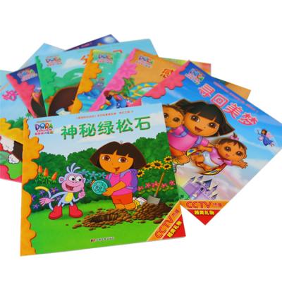 China Book Publishers Custom Eco-friendly softcover for childrens kids English books toys kids book the fox and the horse print for sale