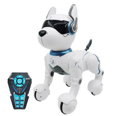 China 2021 Hot Selling Leidy Dog Controlled Stunt Rc Robot Educational Smart Dog Voice Toys Kids Robot Smart Toy Toys for sale