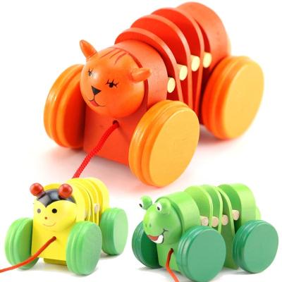 China 2022 New High Quality Developing Intelligence Geometric Shape Car Push Toys Matching Wooden Push/Clog Toys And Walkers for sale