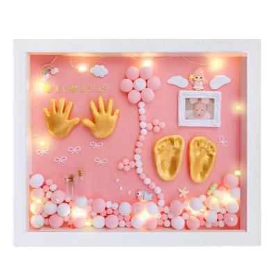 China 2022 other new gifts light baby handprint and footprint souvenirs hand makers for sale