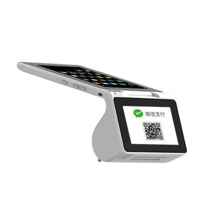 China BX-U5503 Handheld Mobile All POS Android Dual Screen Smart Restaurant In One Tablet POS Terminal With 8GB Printer for sale