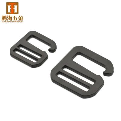 China User-friendly adjustable matte black metal G buckle for shoulder straps for sale