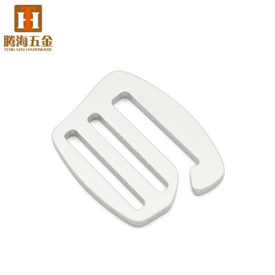 China Free Custom Aluminum Dark Black Sample Ladder Slider G Hook Fastening Buckle For Straps for sale