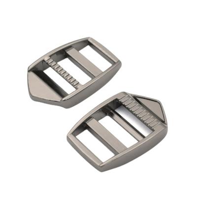 China User Friendly Adjustable Ladder Slider Belt Buckle Metal Lock Buckle For Backpack Straps for sale