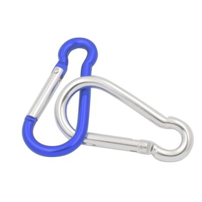 China Freestanding O Ring Sample Carabiner Snap Hook Spring Aluminum Snap Hook for sale