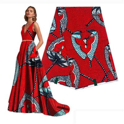 China Viable Wholesale High Quality African Wax Prints Fabric For Making Dress for sale