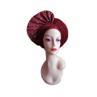 China DecorateÂ   High quality bel de sego african gele headtie nigerian gele headtie for party for sale