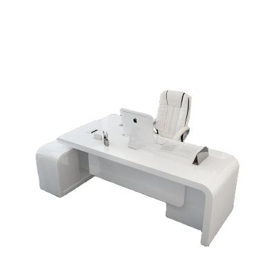 China Simple and modern factory direct painting single desk and modern white modern office Table for sale