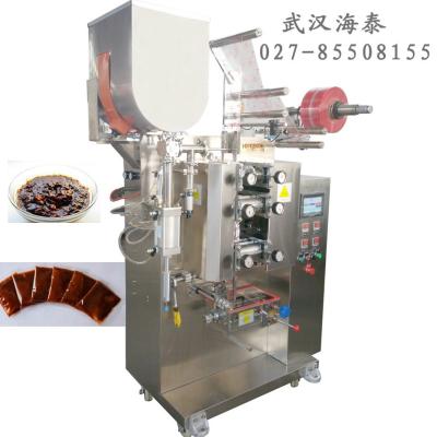 China APPAREL Automatic Promotion Commodity Sauce Packing Machine For Cream Soup Sachet Packing Machine Price for sale