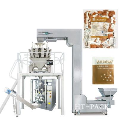 China Factory price food full automatic granule coffee sugar crystals golden packaging machine for sale for sale