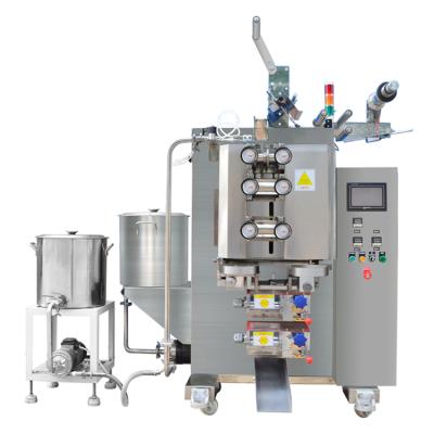 China Beverage Pump Magnetic Feeder Liquid Cooking Oil Sachet Packing Machine Price India for sale