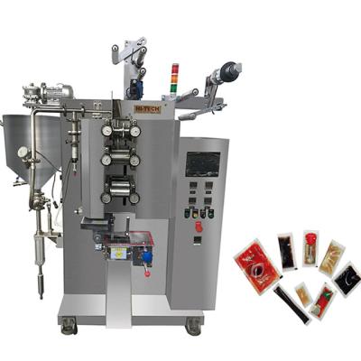 China CLOTHING Automatic Filling Machine 3 And 4 Side Sealing Cream Sachet No Leaking 0.5 Grams / Sachet 150 Bags / Min for sale