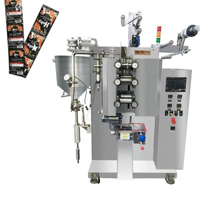 China HT-319 5ml beverage shampoo sachet packing machine for multi-packing in one for sale