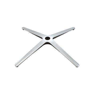 China Modern Stable Wholesale Living Room Lift Swivel Leisure Star Foot Tripod Frame Aluminum Alloy Chair Four Star Base for sale