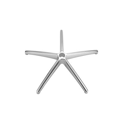 China Modern hardware accessories swivel chair five-leg aluminum alloy five-star base pentapod chair base for sale