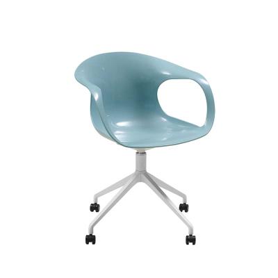 China Comfortable Office Chair (Height) New Design Furniture Adjustable High Quality Simple Modern Colorful Best Chairs With Metal Leg On Wheels for sale