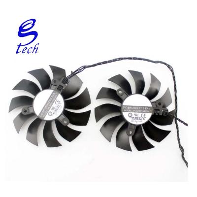 China Graphics Card 2 pcs/lot PLA09215B12H 4Pin 12V 0.55A For EVGA GTX1060 1070 1080 1080 Cooler Ti fan GTX1070 GTX1080Ti fanVGA graphics card fans for sale