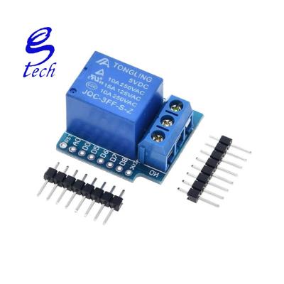 China 1 Channel Relay Module 5V 5v Power Wifi Relay For ESP8266 D1 Mini Shield Relay Module 1 Channel Relay Module for sale