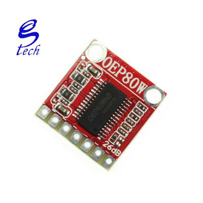 China OEP80W Plastic Digital Power Amplifier Board Module 5-26V Mono Sound High Power TPA3118 TDA8932 Differential 80W for sale