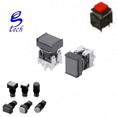 China -mum PV6F240SSG-3G1 Red/Green LED Push Button Switches PV6F240SSG-3G1 SPST-NO 2A 48V for sale