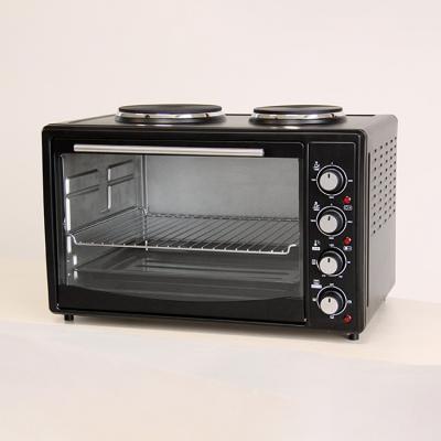 China New Design Wholesale Price Hotel Home Use Electric Convection Toaster Oven With Hot Plates for sale