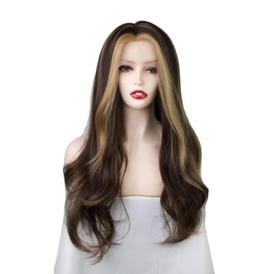 China Body Wave HD Transparent Lace Front Wig Supplier Matte Silk Synthetic Wigs for sale