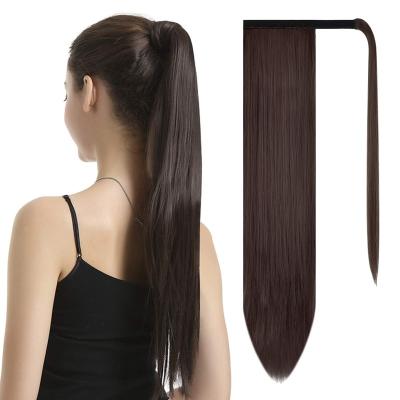 China Hot Selling X-Ring Hair Ponytail Straight Hair Wig Ponytail Wrap Ponytail for sale