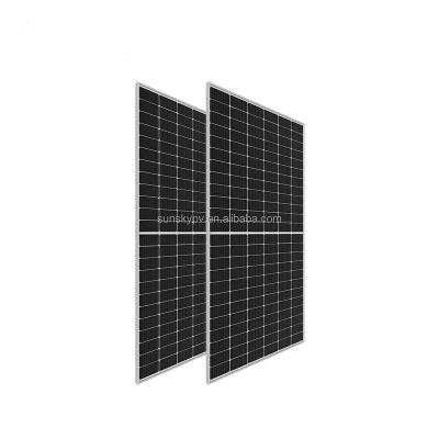 China Chinese Solar System Factory Solar Panel 166mm 440w Half Cut Monocrystalline Solar Cell for sale