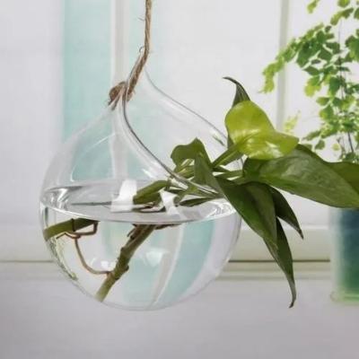 China Modern Mini Greenhouse Hanging Glass Containers For Hydroponics Garden Desktop Decoration for sale