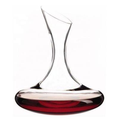 China 750ml Modern 1500ml Crystal Glass Wine Decanter With Cork Stopper Red Wine Decanter Aerator for sale