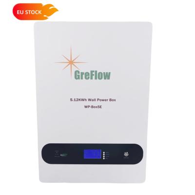 China GreFlow Energy Storage System 15 Years Life 48v 100ah Power Wall Design For Home Solar Power System for sale