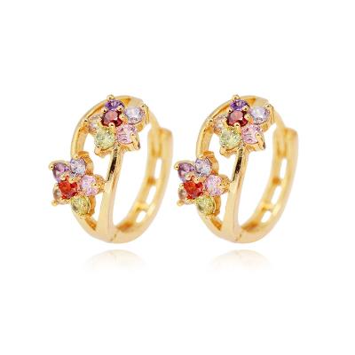 China Fashionable Muyang Children Fashion Earrings Women Flower Ear Cuff Set 2022 for sale