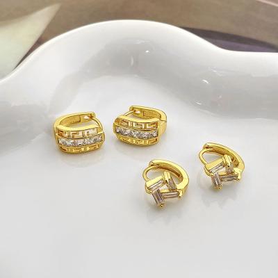 China 2022 Muyang TRENDY Jewelry Ear Cuff Women Accessories Diamond Stud Earrings for sale