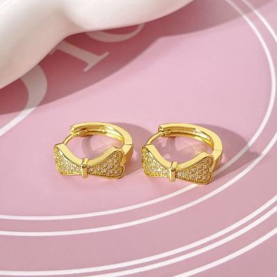 China Muyang Jewelry CLASSIC Simple Design Cute Circle Stud Earrings For Women And Girls for sale