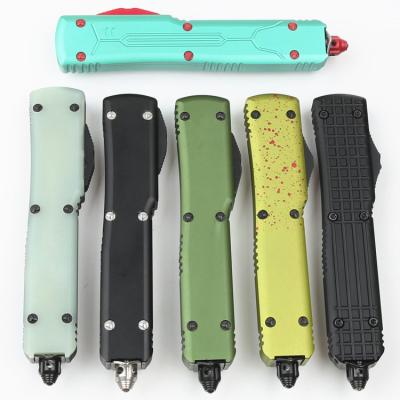 China Computer D2 Pipe Customized Handle D2 Blade Aluminum Handle OTF Knife Customized Chinese Knife Accessories for sale