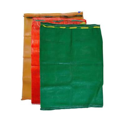 China Net Product Packing Bag Colorful PP Mesh Bag For Potatoes 40kg for sale