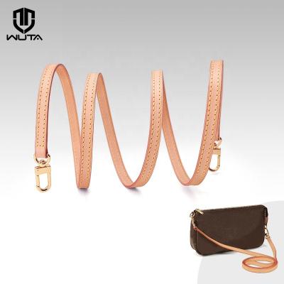 China Luxury Genuine Leather Shoulder Strap Handbag Designer Bag Accessories WUTA Detachable Buckle Strap Double Strap for sale