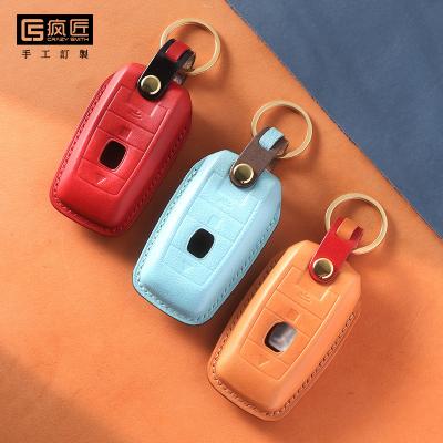 China Luxury & 100% Eco-Friendly Luxury & 100% Eco-friendly Handmade High Grade 2021 Craft Gift Seagull Leather Smart Car Key Covers For Rolls Royce for sale