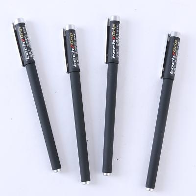 China Matte Neutral Pen Wholesale Student Normal Black Exam Business Signature Pen 0.5 Office Test Pen for sale