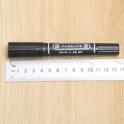 China New Arrival Normal Hot Sale Non-Toxic Double Headed Permanent Marker Pen For Office And School for sale