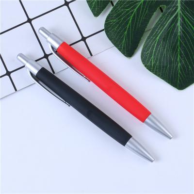 China Click Top Customizable Normal Logo Wholesale Custom Press Plastic Ballpoint Pen Business Hotel Promotional Gifts for sale