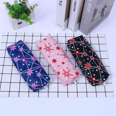 China Wholesale Custom Logo Kids Pencil Bag Pencil Case Canvas Pouch Makeup Brush Bag Makeup Brush Bag with Zipper for sale