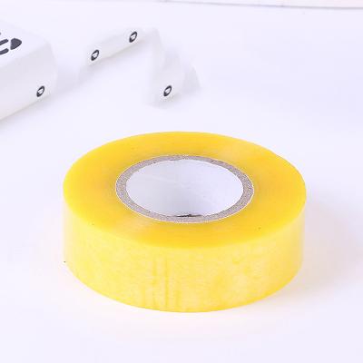 China 4.5X3CM Yellow Self Adhesive Polyester Mylar Film Waterproof Tape Waterproof Heat Resistant for sale