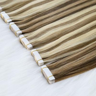 China No Shedding. No Tangle. Soft. Shiny Factory price  Human Hair Tape Extensions top quality Invisible tape in hair extensions 100% human hair for sale