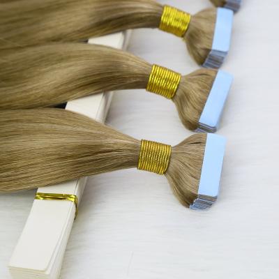 China No Shedding. No Tangle. Soft. Shiny Wholesale Grade 12A  Human Hair Tape Extensions Invisible tape in hair extensions 100% human hair for sale