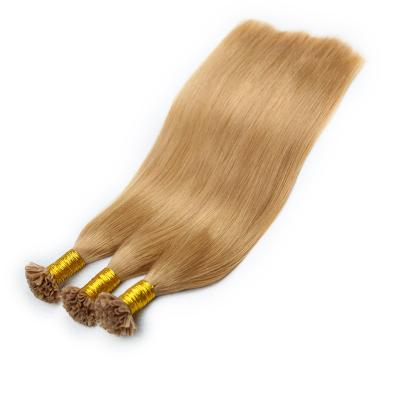 China Silky Straight Wave High quality factory wholesale 100% remy double drawn cuticle remy aligned keratin u tip human hair extensions for sale