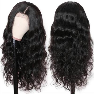 China Deep Wave Unique Design Hot Sale Hd Lace Black Front Wig Vendors Human Hair Wig for sale